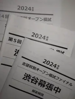 最新！未使用原本！学校別サピックスオープン　渋谷幕張　2024年11月成績報告書 原本！2023年11月サピックス学校別サピックスオープン 6年桜蔭②