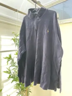 Polo Ralph Lauren ジップアップセーター 2XL ネイビー
