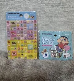 クレヨンしんちゃん　おはじきシール、タイルシール