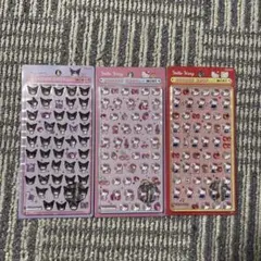 【正規品】サンリオミニボンボンドロップシール　3点セット