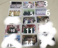 なにわ男子　集合　公式生写真13枚