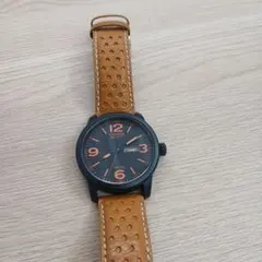 CITIZEN Eco-Drive メンズ 腕時計 ブラック オレンジのサムネイル