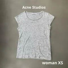 Acne Studios linen T-shirt 麻100% グレーのサムネイル
