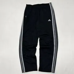 00s Adidas XO ストライプ トラックパンツ ドローコード ワイド
