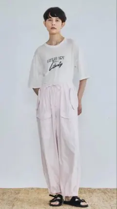 KANAKO SAKAI ロンハーマンコラボ ロンT アイボリー ダメージ加工