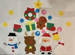 クリスマスキャラクター 壁面