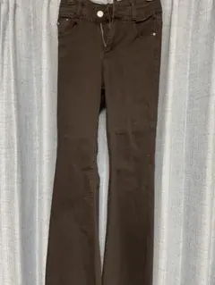 ブーツカットデニム ハイウエスト