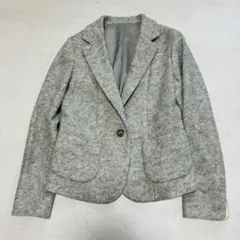 Gabardine K.T ジャケット ウール混 9号（B446）