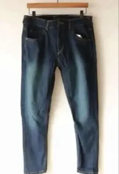 ＬＬ♡ネイビースキニーデニムパンツ　ストレッチ大きいサイズ