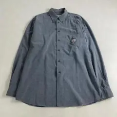 アイスバーグ　長袖シャツ　ICEBERG　チャーリーブラウン　ワッペン　グレー