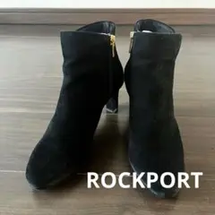 ROCKPORT ロックポート スエードショートブーツ ブラック 23.5