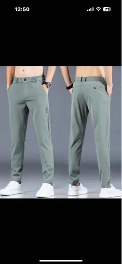 ゴルフパンツ　薄手　夏用