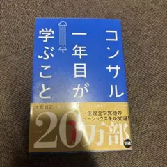 コンサル一年目が学ぶこと
