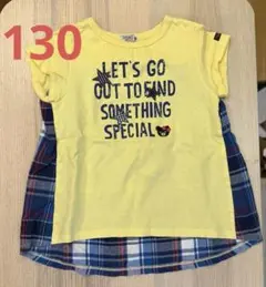 ミキハウスDOUBLE. チュニックTシャツ 130のサムネイル