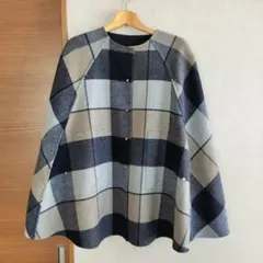 ヤマダヤ　フェンネル FENNEL ケープ ポンチョ リバーシブル ウール