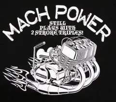 MACH POWER」XLサイズ・カワサキマッハエンジンTシャツ - メルカリ