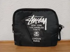 STUSSY　 ポーチ ブラック 非売品のサムネイル