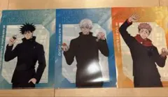 呪術廻戦 キャラクタークリアファイル 3枚セット と虎杖のアクリルステッカー
