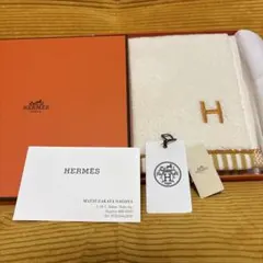 HERMES【新品未使用】カレ・タオル 《ヴィス・ヴェルサ》ハンカチ