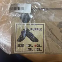 【新品】スポンジ・ボブ　スニーカー　25cm パープル
