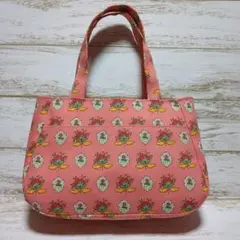 チューリップ型トートバック　キャスキッドソン❣️　ハンドメイド❣️