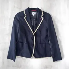 UNIQLO ユニクロ イネス ジャケット ネイビー ホワイト XS