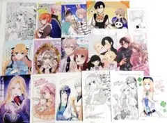 特典まとめ21 イラストカード等16点