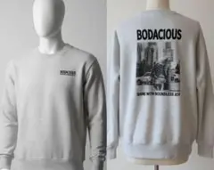 O013INGNI BODACIOUSバックリサイズプルオーバースウェットシャツ