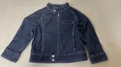 子供服 COMMECAISM ダークブルー デニムジャケット 100cm