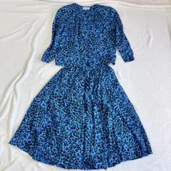 希少 クリスチャンディオール レオパード セットアップ ジャケットロングスカート