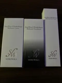 SHIROWAKA シロワカクリーム＆ファンデーション＆アイクリーム
