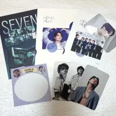 BTS ジョングク グク ポストカード & トレカ & メモ セット