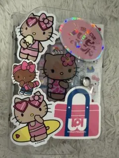 緊急値下げ‼️シール帳完成品　ハローキティパワーパフガールズ ステッカーセット