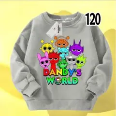 キッズ子供 トレーナー スプランキー 男の子女の子 グレー 120