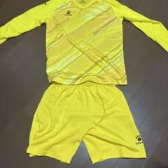 KELME サッカーキーパーウェア 上下セット イエロー