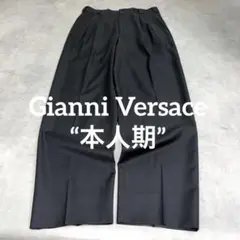 70s 80s イタリア製Gianni Versace本人期　ウールワイドパンツのサムネイル