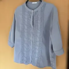 GLACIER 薄紫色 五分袖シャツ