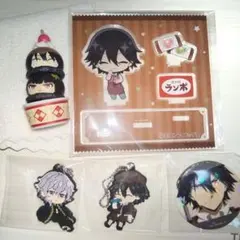 文豪ストレイドッグス 文スト 江戸川乱歩 文豪駄菓子店 アクスタ 缶バ等 4点