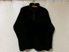 103533　ユニクロ　ボアトレーナー　黒　サイズXL
