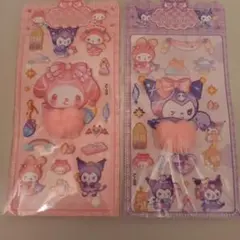 マイメロ＆クロミ ビッグ おしりシール 2枚セット