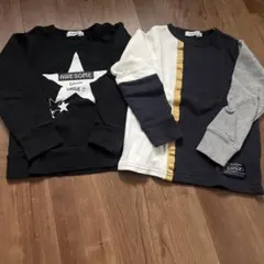 トレーナー　120 まとめ売り　男の子　黒　白