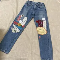 GOTOHOLLYWOOD 刺繍デニム　140