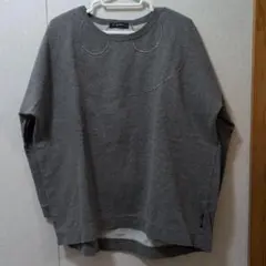 ドラッグストアーズ グレー 長袖トレーナー