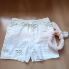 gelato pique ショートパンツ　ヘアバンド付　ジェラピケ　ルームウェア