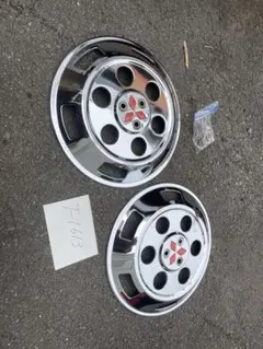純正OP メッキ　キャンター　ガッツホイールカバー　ホイールキャップ 15インチ 15インチ キャンター ガッツ リア ホイールキャップ ホイールカバー