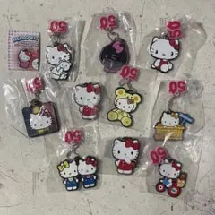 キティ50周年ラバーキーホルダー2 セミコンプリート