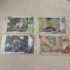 ワンピース　イタジャガ4 ゾロ　サンジ　ブルック　グルス　4枚