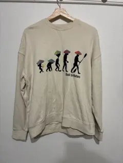 KAVU ベージュ スウェット M Back to Nature