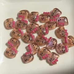 ネイルパーツ ネイパ ハンドメイド キティ 日焼け