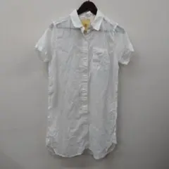 (61)heart market 半袖 シャツワンピース ホワイトのサムネイル